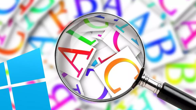Letras borrosas Windows 10