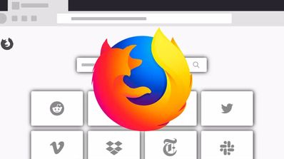 Ventana de Firefox con su logo