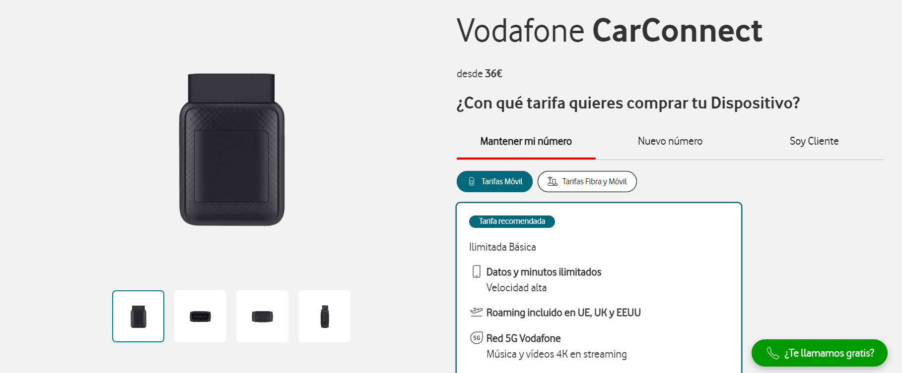 Vodafone carconnect