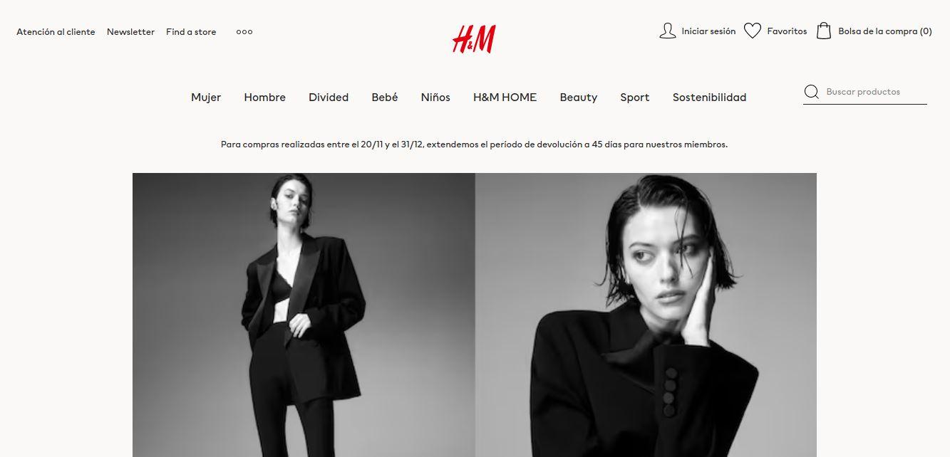H&M tienda online