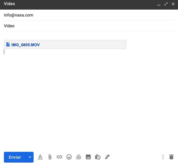 link del archivo de google drive en gmail