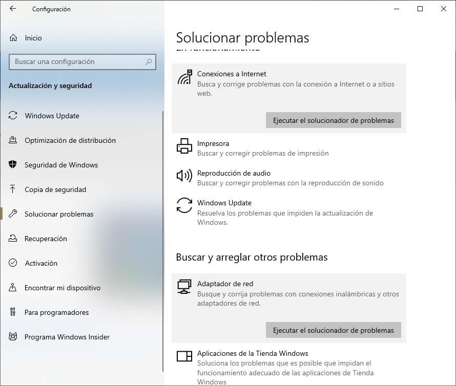 solucionar problemas internet windows