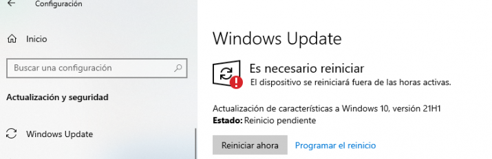 rendimiento windows actualizar