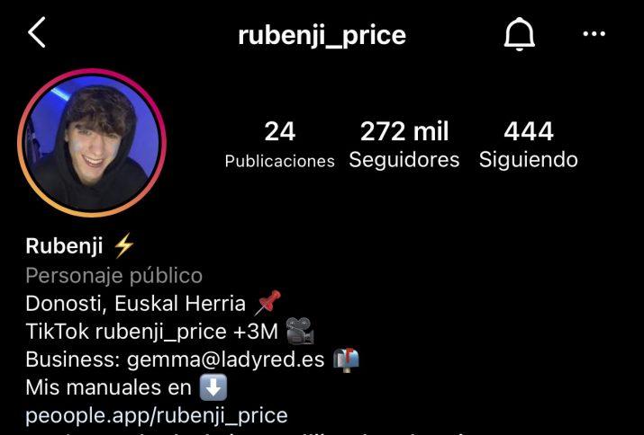 perfil y bio en instagram