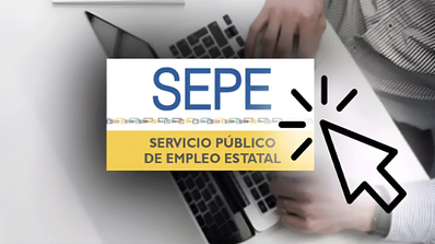Página de inicio de la Sede Electrónica del SEPE mostrando las opciones de acceso para ciudadanos, empresas y trámites de prestaciones