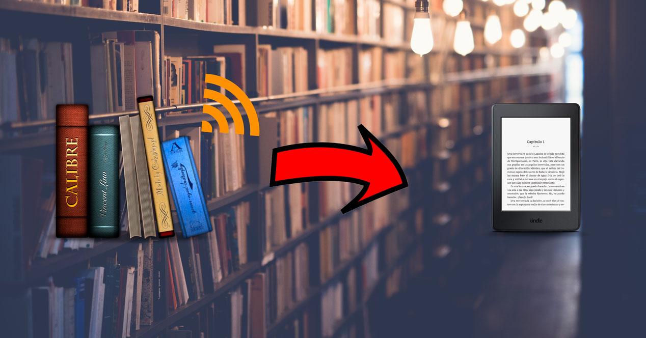 Pasar libros de Calibre a Kindle de forma inalámbrica