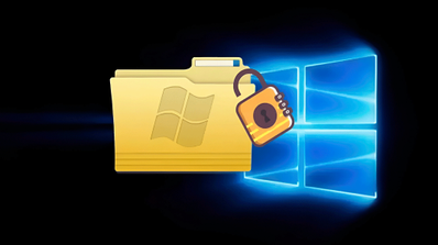 Icono de una carpeta de archivos de Windows simbolizando la protección y seguridad de datos en el sistema operativo