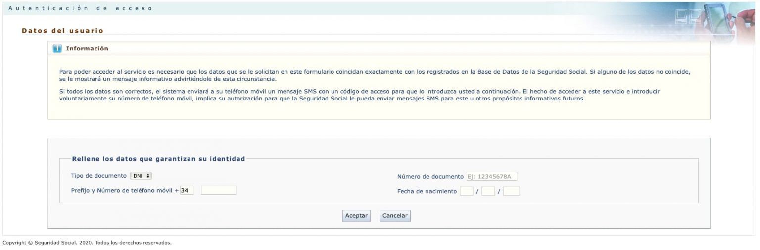 Cómo darse de alta en la web de la Seguridad Social