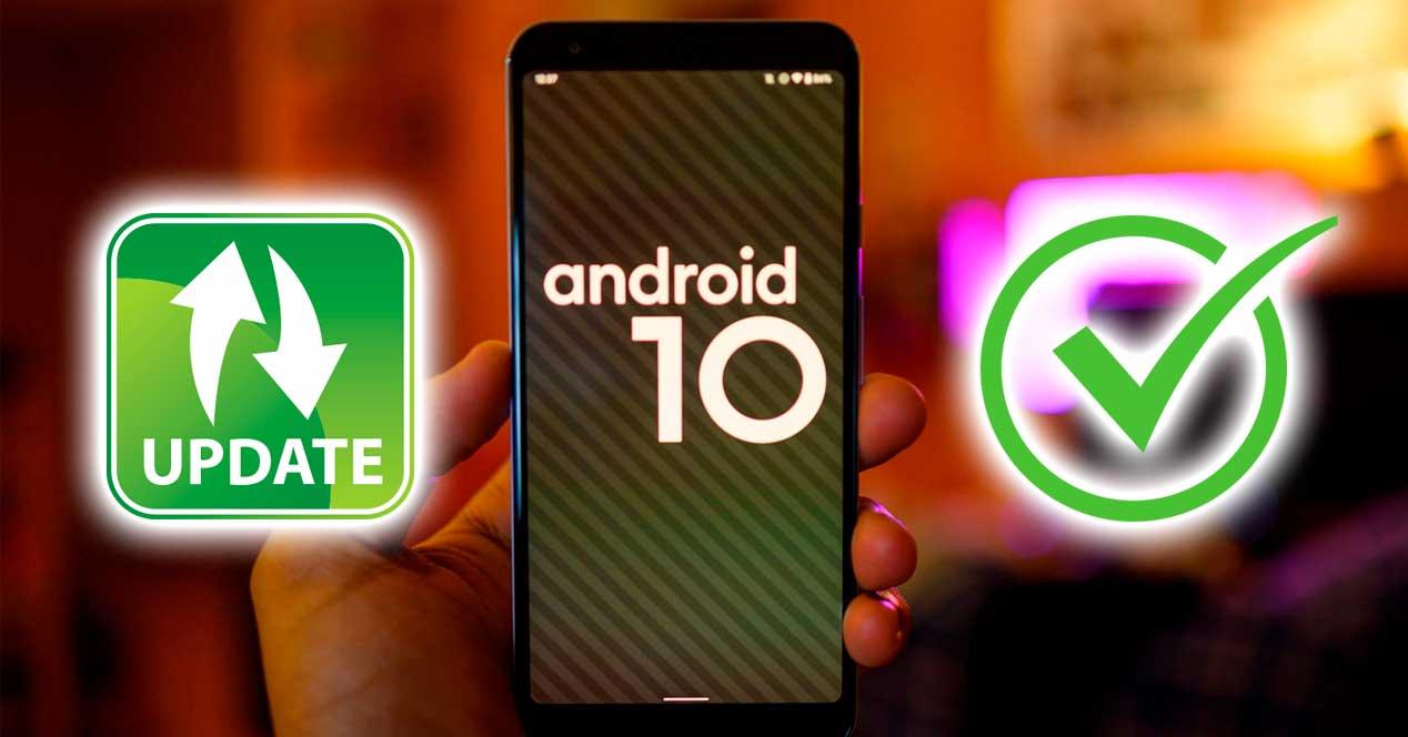 actualizar android 10