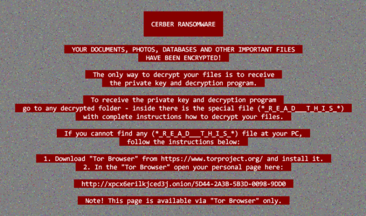 Como - Qué es el ransomware, cómo nos puede infectar y cómo protegernos Cerber-715x422