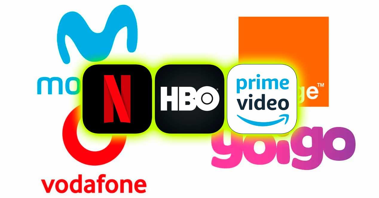 Donación Hobart Gruñón Ver Netflix, HBO o Amazon Prime con Movistar, Orange, Vodafone y Yoigo:  precios