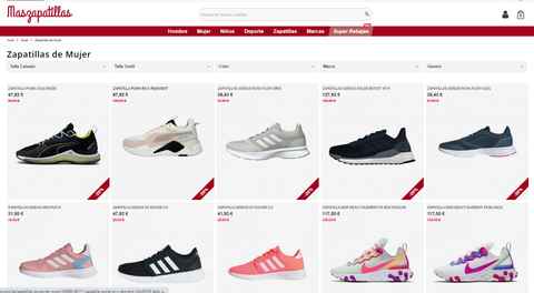 Comprar zapatillas para mujer de marca en tienda online