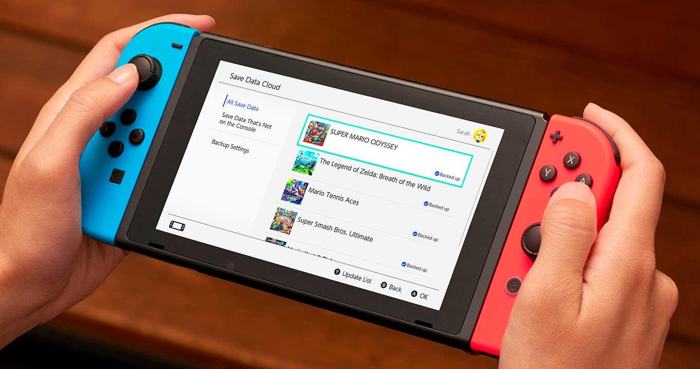 Nube en Nintendo Switch Online