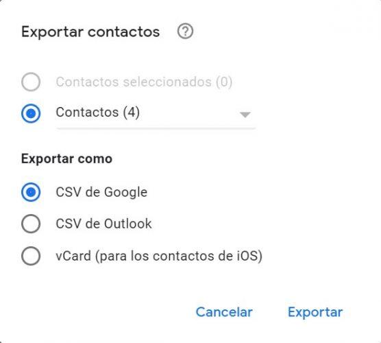 contactos google