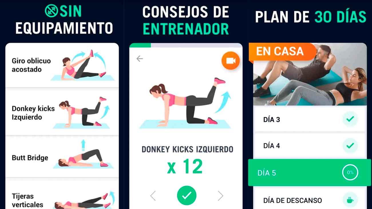 30dias - Apps y webs para hacer ejercicio