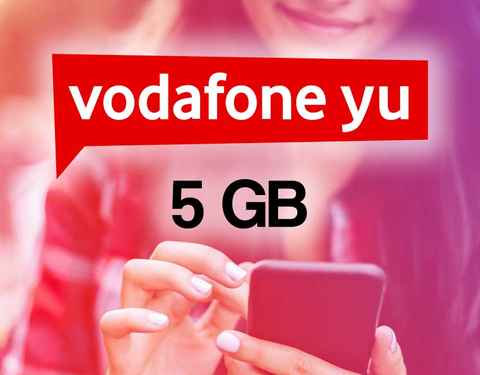 Tarjeta SIM prepago de Vodafone - Tarifas por tallas - Llamadas y 4G/5G -  GB acumulables
