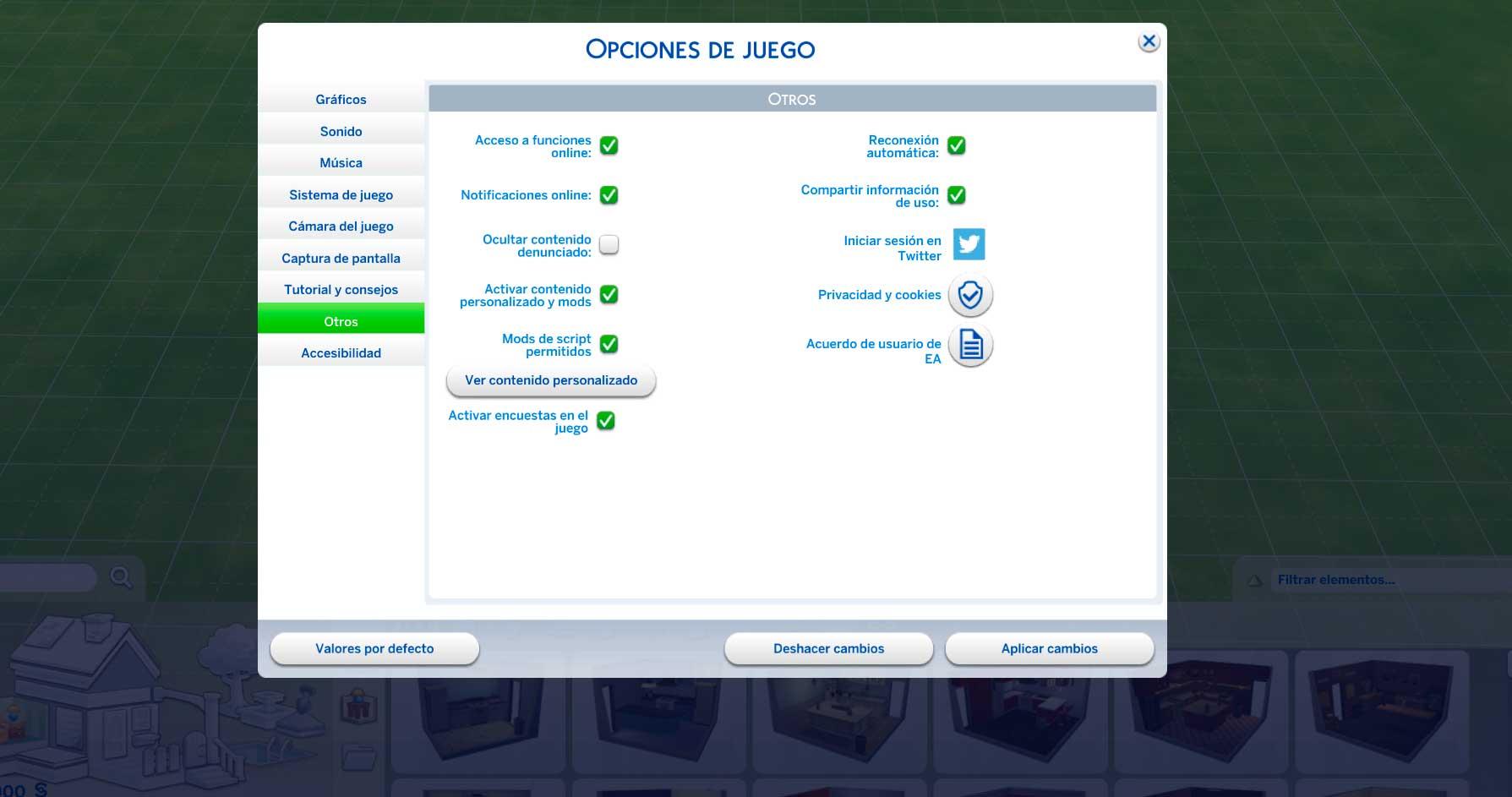 Los Sims 4 - Activar Mods