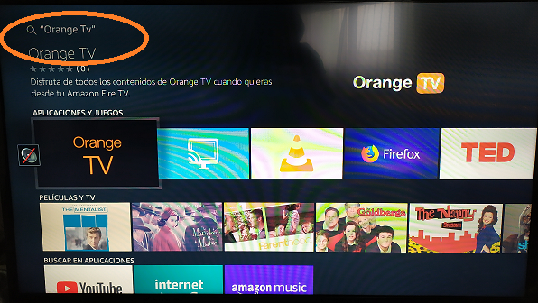Orange TV con Fire TV Stick