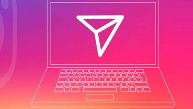 imagen de instagram con un mensaje privado