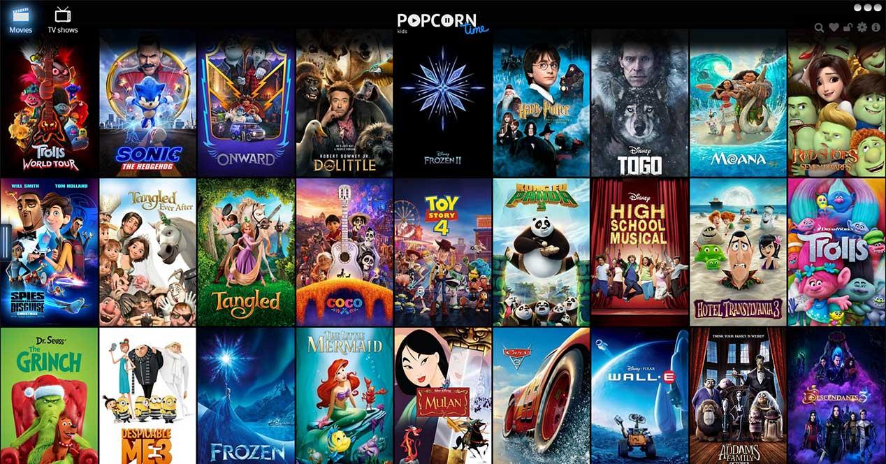 Popcorn Time Kids Torrent De Peliculas Y Series En Streaming Para
