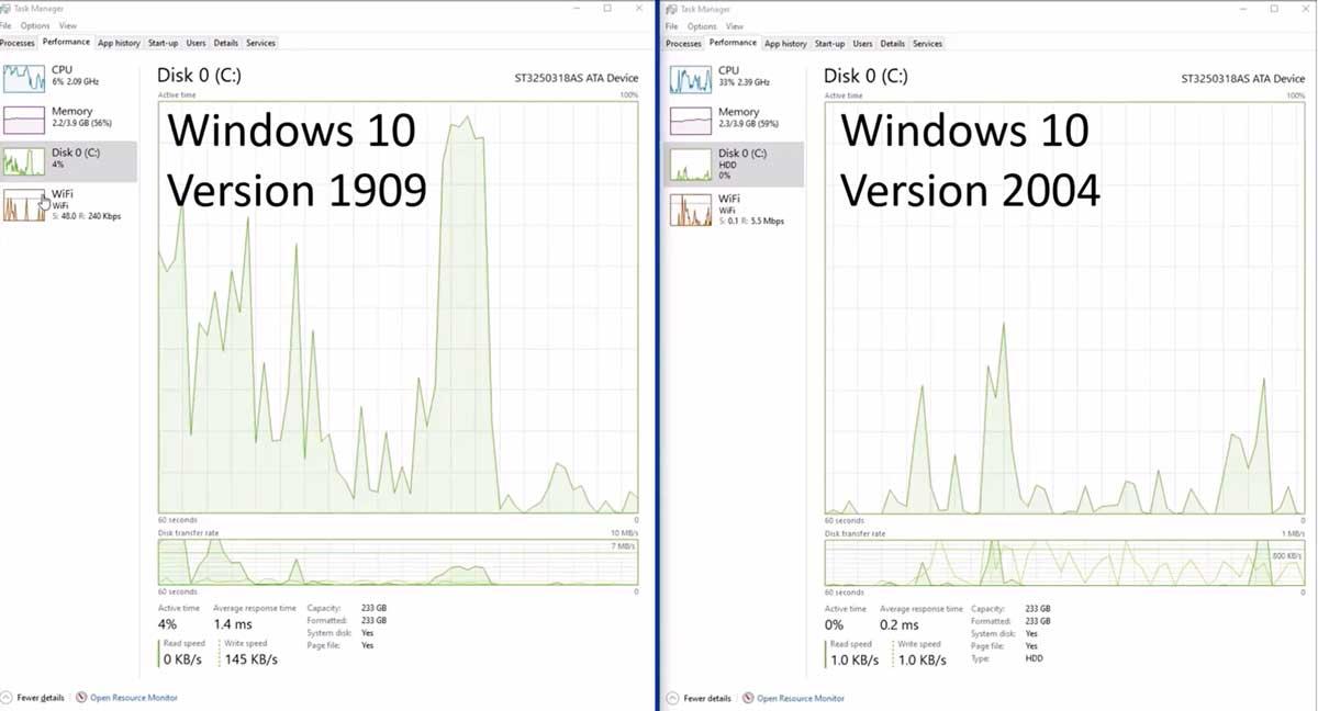 windows 10 comparativa uso almacenamiento