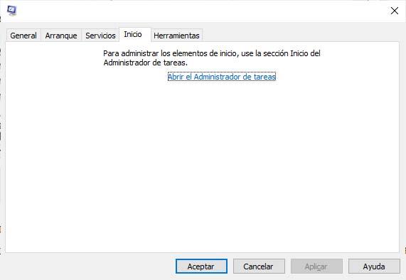inicio limpio de Windows 10