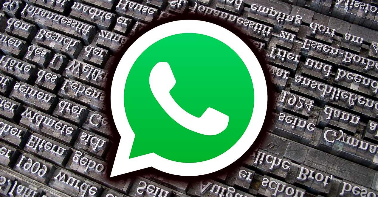 Cómo el y el tipo de letra en WhatsApp