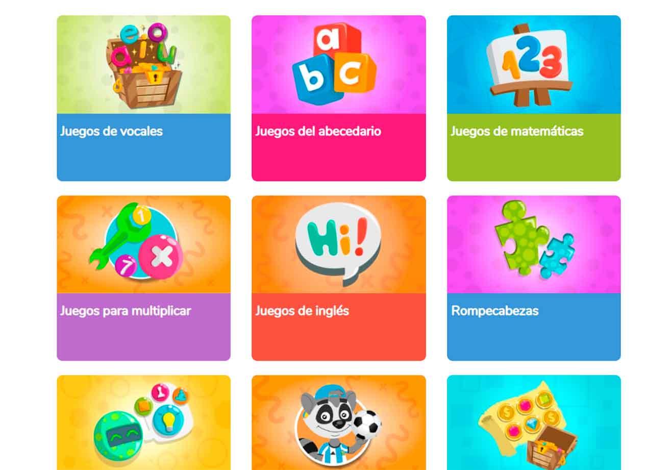 Juegos ÁrbolABC - juegos online para niños