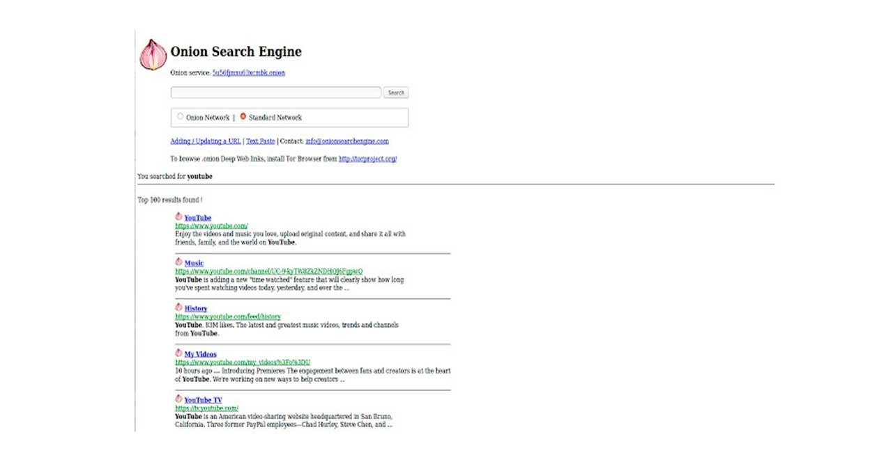 Onion Search Engine - Deep Web