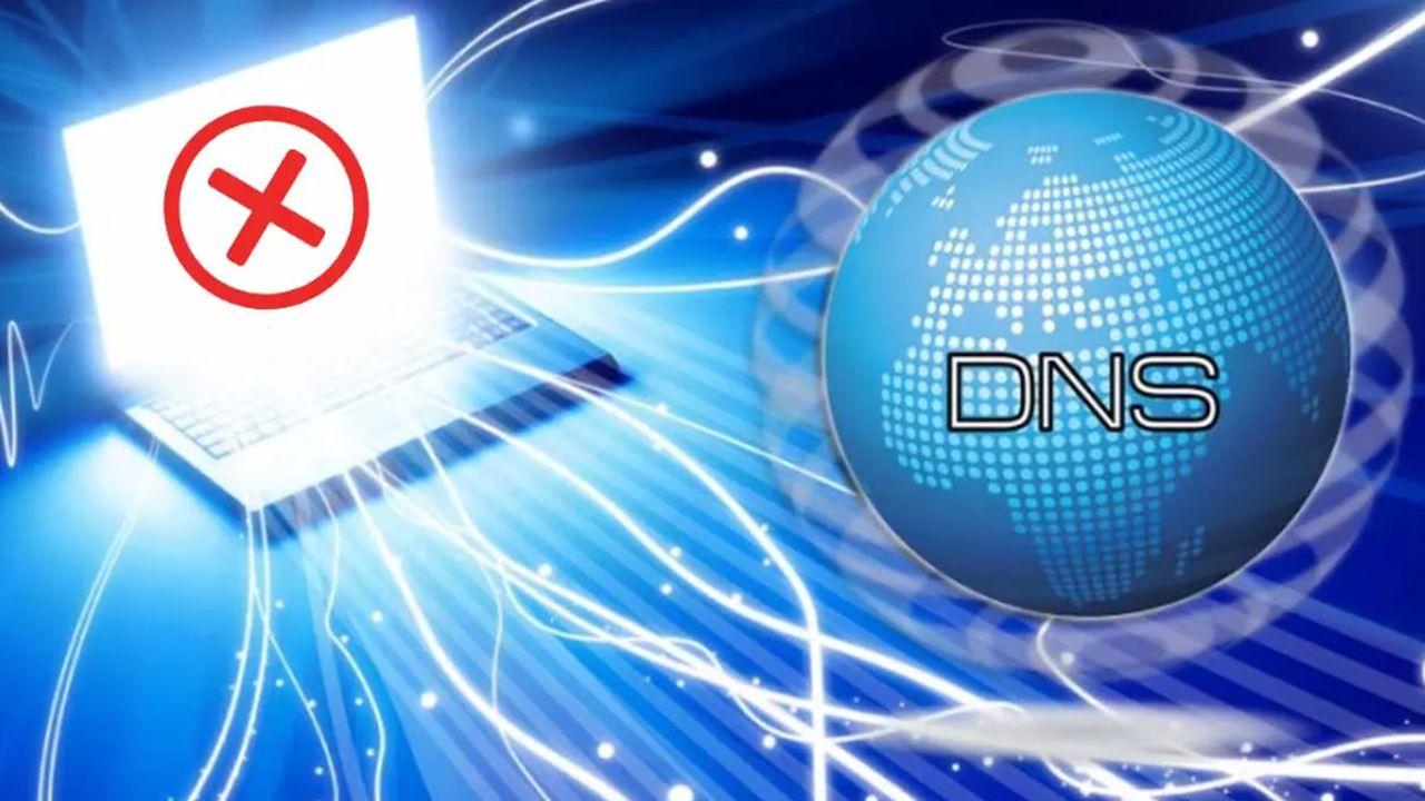 Un ordenador portátil tiene problemas con el establecimiento de las DNS