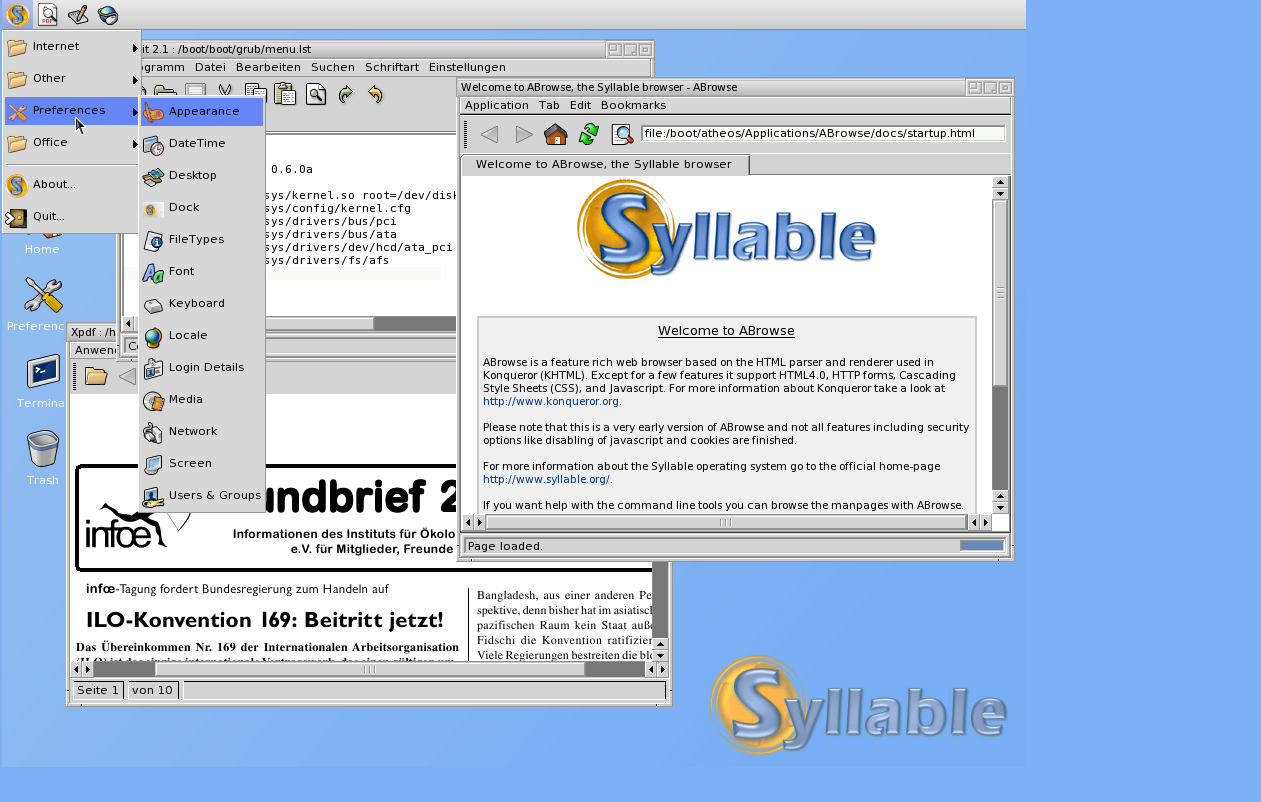 Syllable - Alternativas a Windows