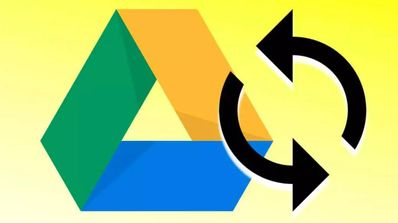 imagen en amarillo de un google drive