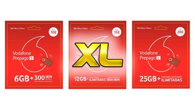 vodafone prepago xl