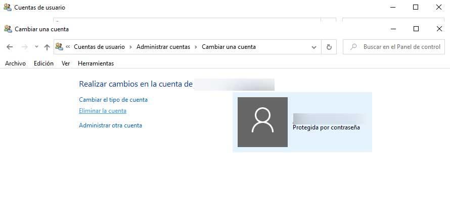 Cuentas de usuario Windows 10: Cómo borrar cuentas antiguas - Error Al Configurar Imagen De Cuenta Windows 10
