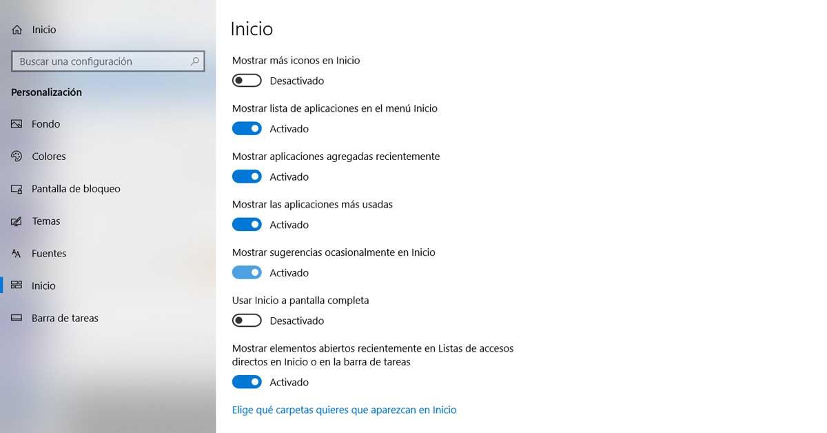 Aplicaciones sugeridas Windows 10