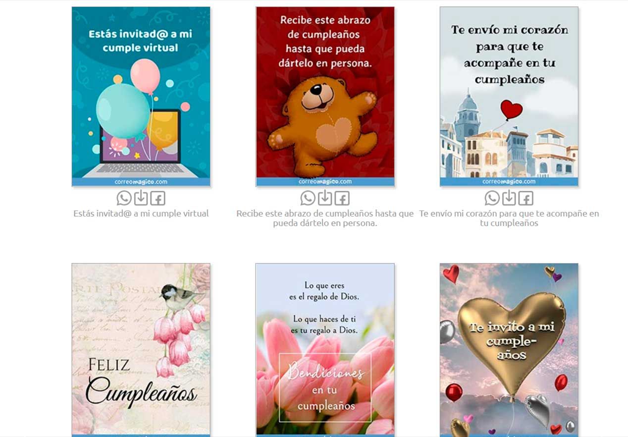 Tarjetas Virtuales De Cumpleaños Correo Magico Tarjetas Virtuales De Cumpleaños Correo Magico