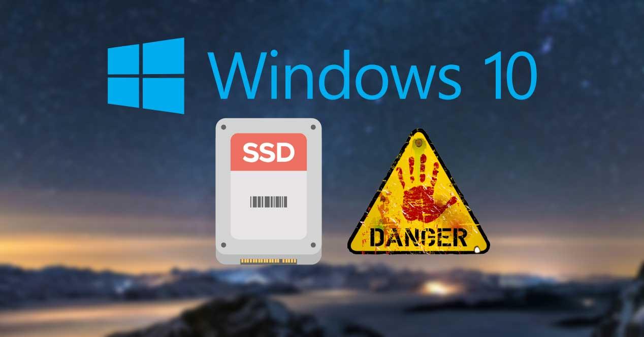 windows 10 ssd peligro