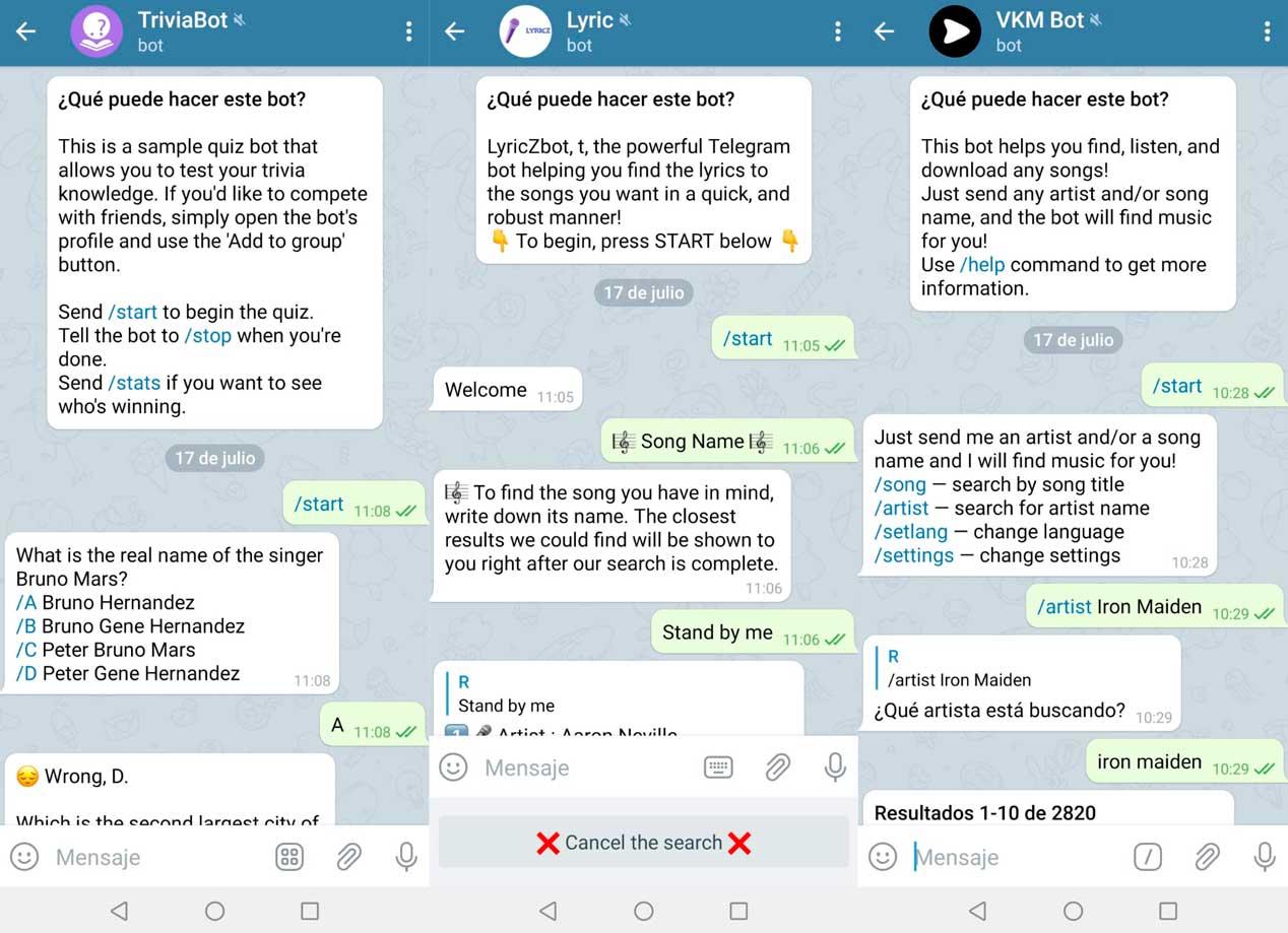 Bots de Telegram - Qué son, cómo funcionan y cuáles son mejores