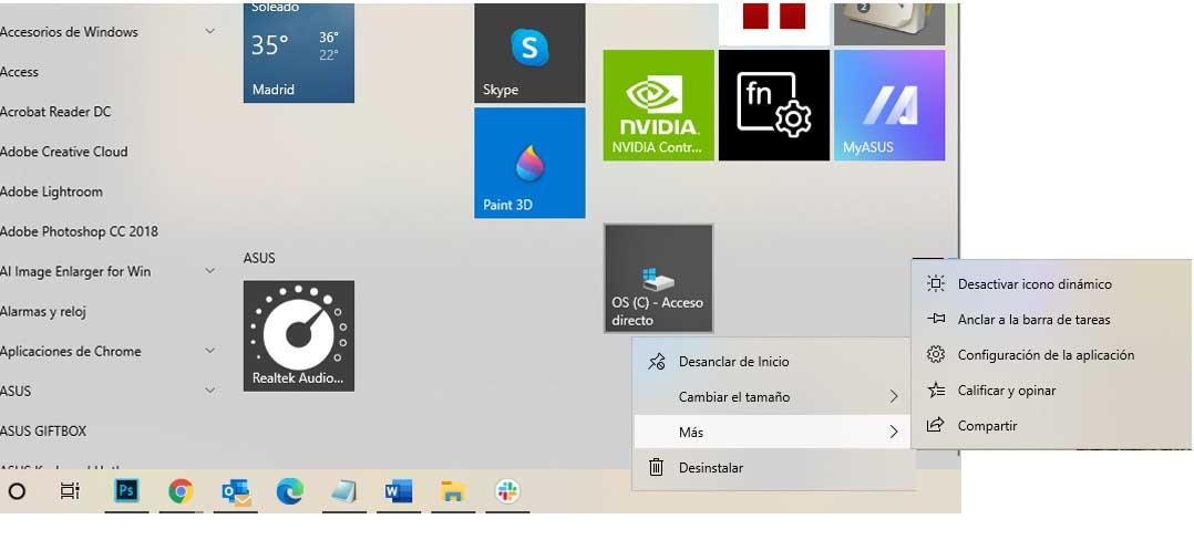 barra - BLOG - Acceder a una unidad de disco desde la Barra de Windows 10