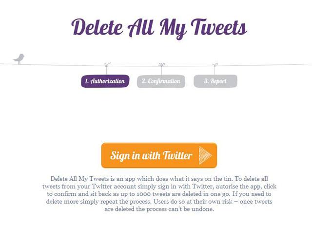 Delete All My Tweets
