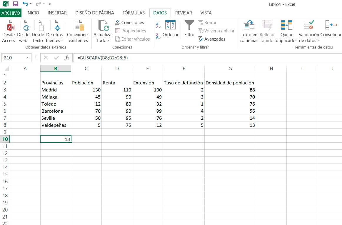 BuscarV Excel