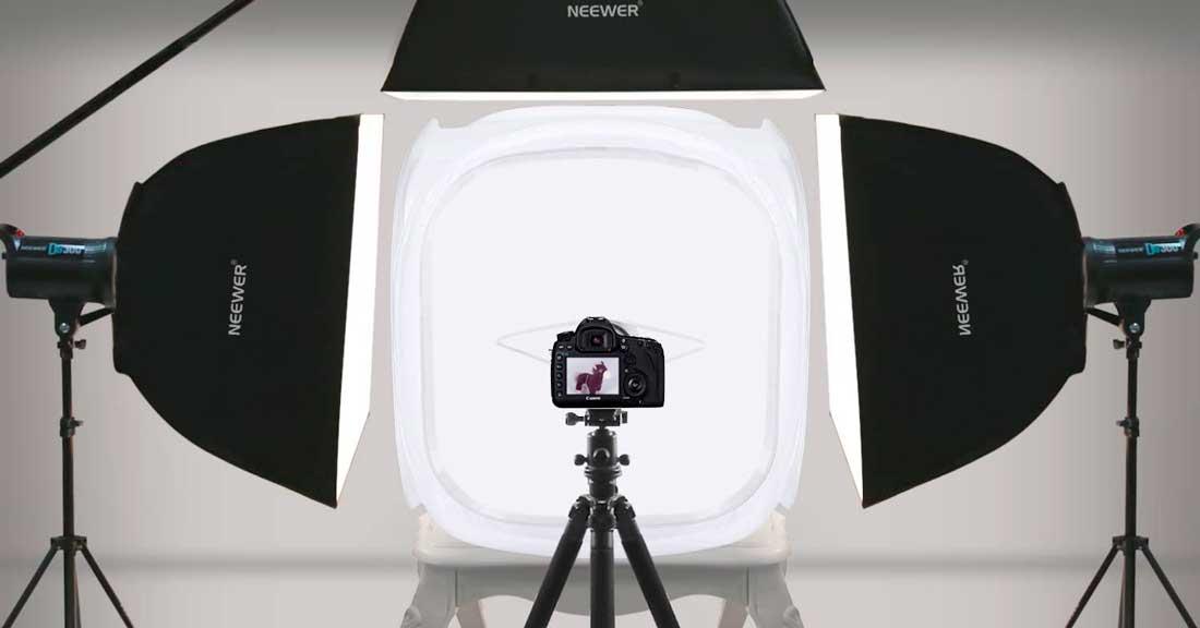 Cajas de luz para fotografías Neewer