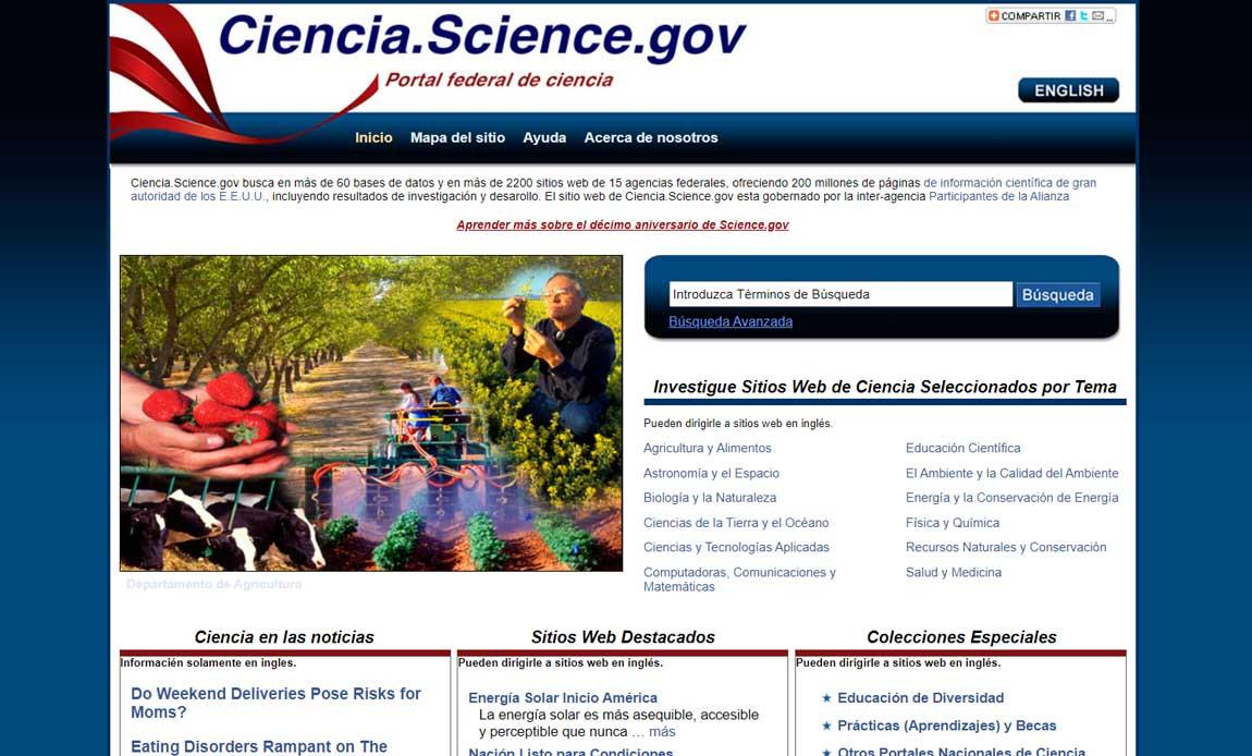 Science gov - Mejores buscadores para estudiantes