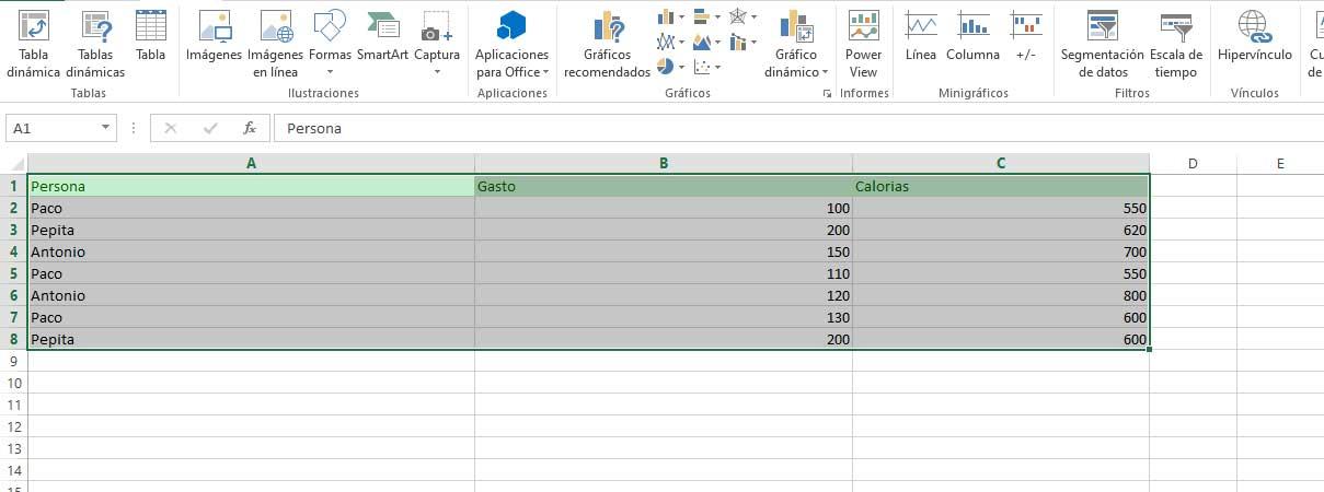 Tablas dinamicas de Excel