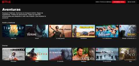 Como acceder a las categorías ocultas de Netflix - Roca de Guía