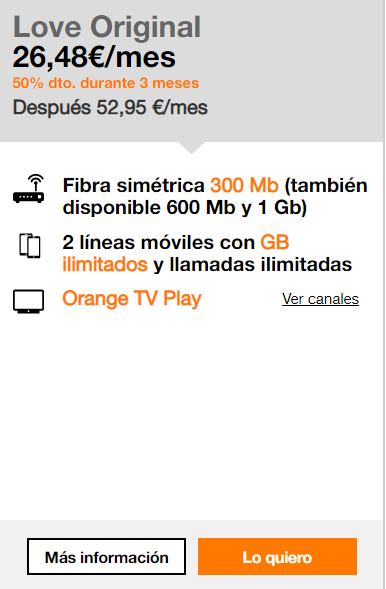 Movistar, Orange o Vodafone: ¿quién la fibra, móvil y TV más