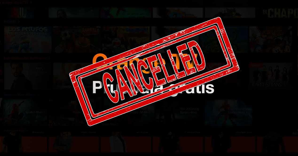 orange tv gratis cancelado