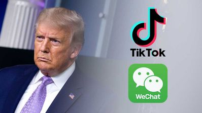 trump tiktok wechat