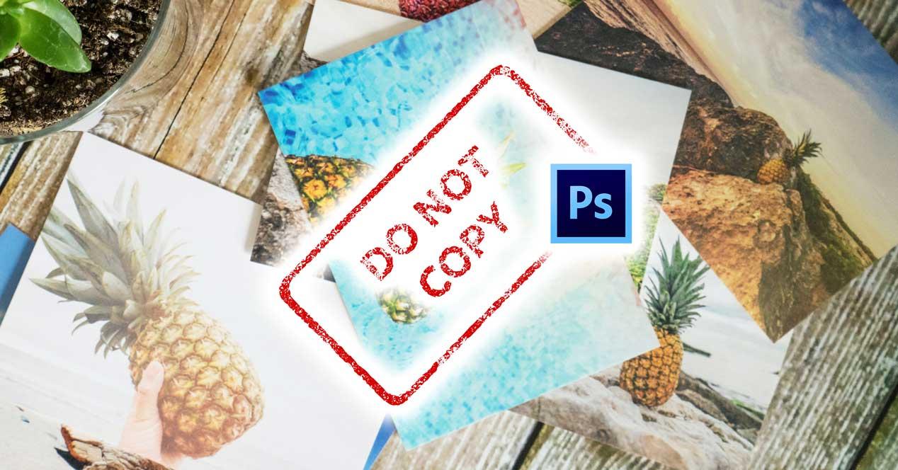 Crear y usar marca de agua en Photoshop para proteger fotografías