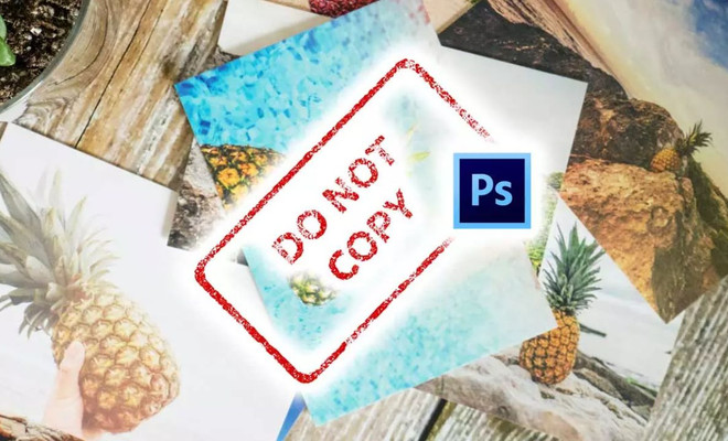 marcas de agua fotos Photoshop